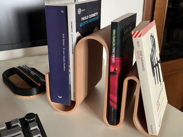 Органайзер для книг у вигляді хвилі &ndash; стильна книжкова підставка. Aivory id_11260 фото