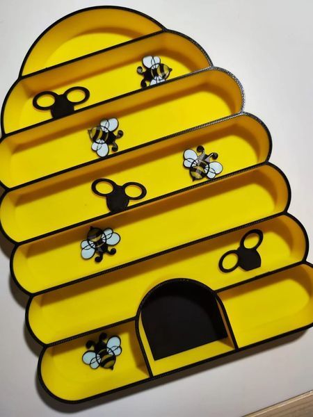 "Bee-Organizator Max: Вулик-Сортувальник для Гри, Сенсорики, Насіння, Рукоділля та Дитячих Занять. Aivory id_12747 фото