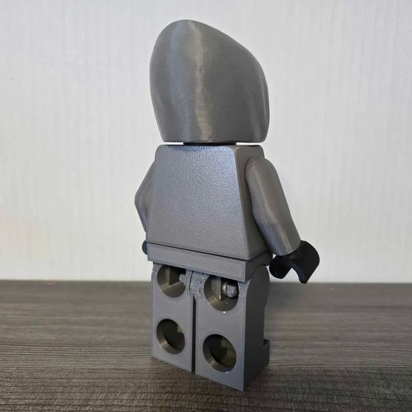 Колекційна друкована фігурка Ведучий (Front Man) "Гра в кальмара" стиль LEGO. Aivory id_17414 фото