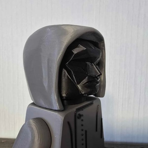 Колекційна друкована фігурка Ведучий (Front Man) "Гра в кальмара" стиль LEGO. Aivory id_17414 фото