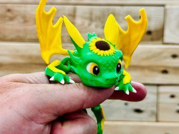 Фігурка Малюк Соняшниковий Дракон Baby Sunflower Dragon. Aivory id_14532 фото