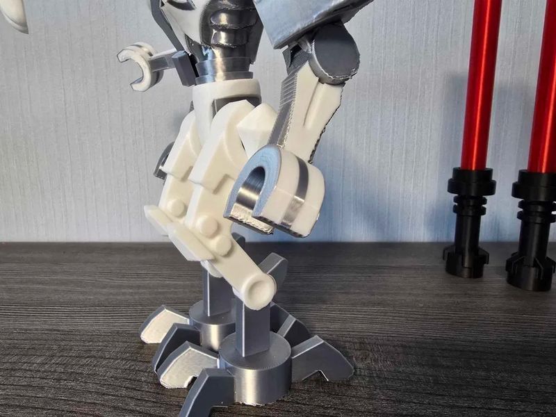 Колекційна друкована фігурка Генерал Грівус (General Grievous) Star Wars з червоними мечами. Aivory id_17412 фото
