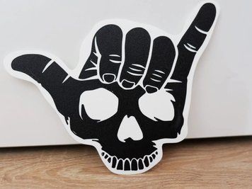 Декоративна настінна табличка &laquo;Череп Shaka&raquo; . Aivory id_11847 фото