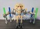 Колекційна друкована фігурка Генерал Грівус (General Grievous) Star Wars з 4 мечами. Aivory id_17411 фото 1