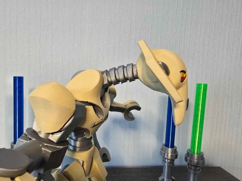 Колекційна друкована фігурка Генерал Грівус (General Grievous) Star Wars з 4 мечами. Aivory id_17411 фото