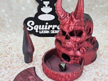 Диявол на коробці: Скелет з ріжками для ігор. Aivory id_12904 фото