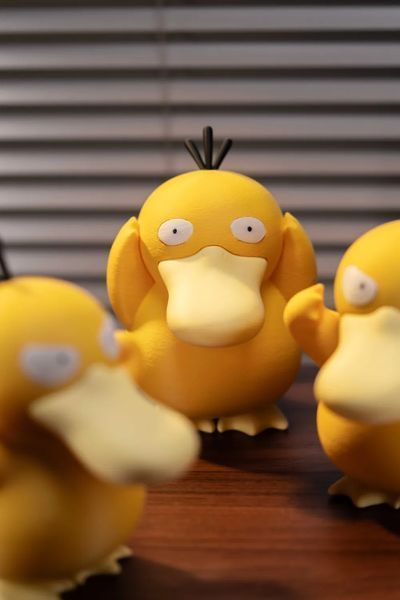 Набір колекційних друкованих фігурок Покемон Psyduck 3 шт (Псайдак) для фанатів аніме. Aivory id_17407 фото