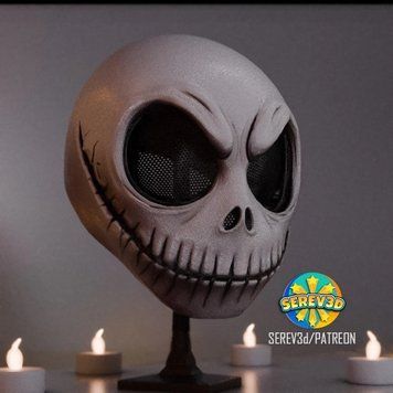 Маска Джек Скеллінгтон (Jack Skellington) Декор. Aivory id_13759 фото
