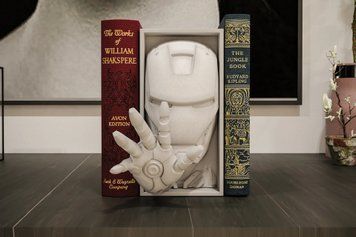 Фігурка Маски Залізної Людини &ndash; Книжкова Підставка у Стилі Marvel. Aivory id_10805 фото