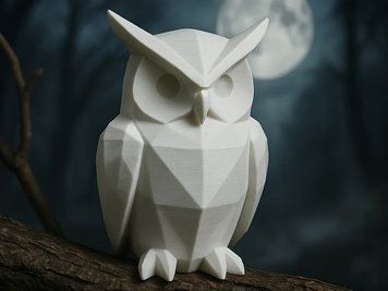 Статуетка Сова Low Poly. Aivory id_17991 фото