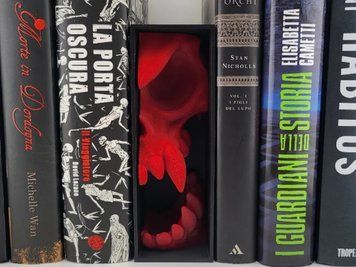 Вставка на книжкову полицю Демонічний Череп. Aivory id_15907 фото