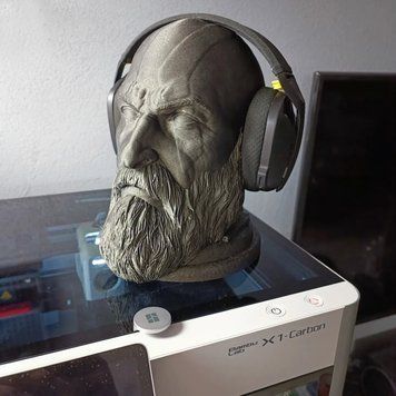 Підставка для навушників Бюст Кратоса God of War. Aivory id_12876 фото