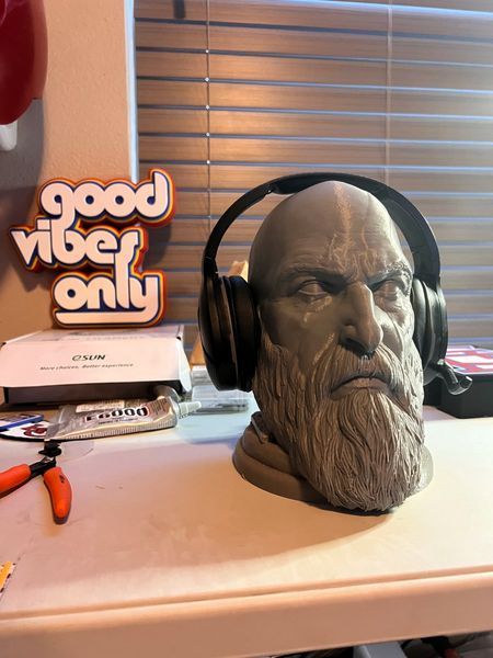 Підставка для навушників Бюст Кратоса God of War. Aivory id_12876 фото