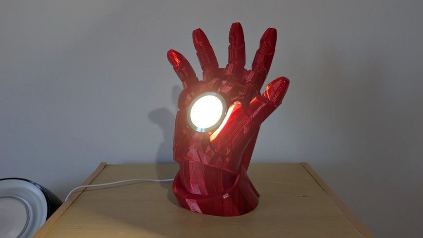 Лампа Рука Залізної Людини Світильник Iron Man Marvel. Aivory id_14648 фото