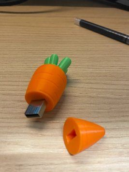 Корпус-Чохол для USB флешки Морквина (Carrot). Aivory id_13548 фото