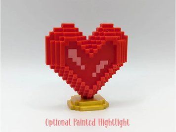 Pixel Hearts - Стильні піксельні фігурки сердець для декору. Aivory id_12498 фото