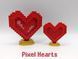 Pixel Hearts - Стильні піксельні фігурки сердець для декору. Aivory id_12498 фото 2