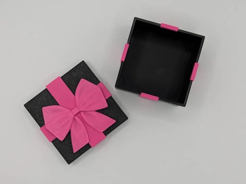 Подарункова коробка-шкатулка "Pink Bow". Aivory id_12496 фото
