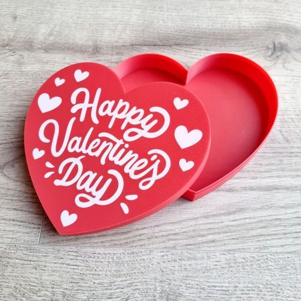 Подарункова коробочка-серце &laquo;Happy Valentine&rsquo;s Day&raquo;ю Фшмщкн id_12852 фото