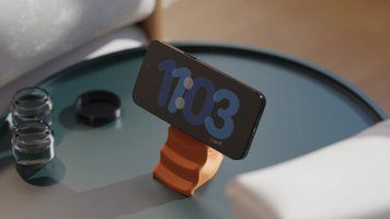Скульптурна підставка-тримач для телефону Хвиля. Aivory id_10212 фото