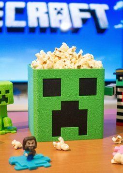 Контейнер для попкорну Кріпер Minecraft 3D друк. Aivory id_13327 фото