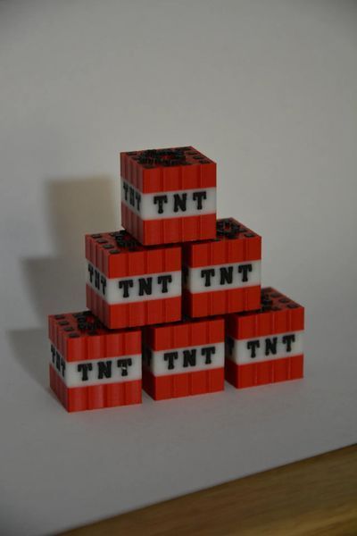 Фіксатори для шнурків TNT блок в стилі Майнкрафт. Aivory id_15348 фото