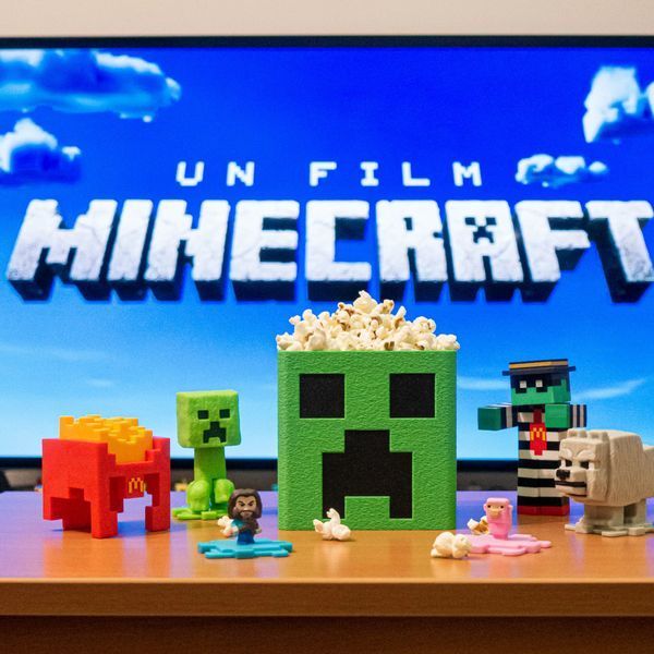 Контейнер для попкорну Кріпер Minecraft 3D друк. Aivory id_13327 фото