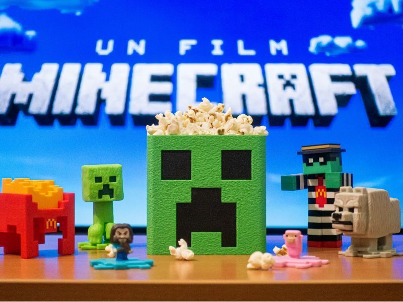 Контейнер для попкорну Кріпер Minecraft 3D друк. Aivory id_13327 фото