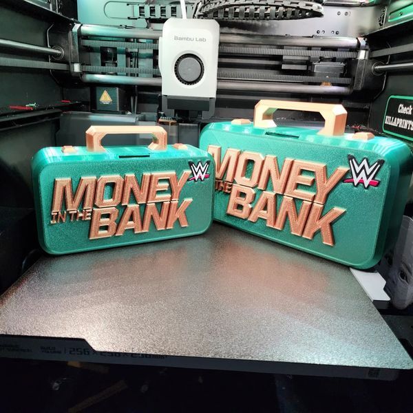 Кейс-скарбничка WWE Money in the Bank 3D друк. Aivory id_10287 фото