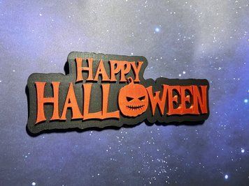 Декоративна табличка &laquo;Happy Halloween&raquo;. Aivory id_16180 фото