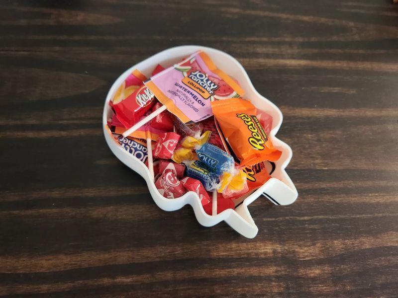 Моторошна Таця-Органайзер Череп для Цукерок та Дрібниць Happy Halloween. Aivory id_13217 фото