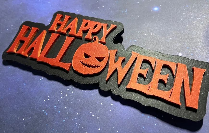 Декоративна табличка &laquo;Happy Halloween&raquo;. Aivory id_16180 фото
