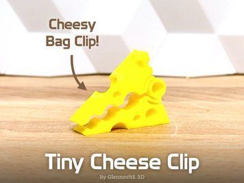"Tiny Cheese Clip" &mdash; надзвичайно кумедний, практичний і незамінний аксесуар для кухні, натхненний любов&rsquo;ю до сиру і турботою про свіжість продуктів. Aivory id_12704 фото