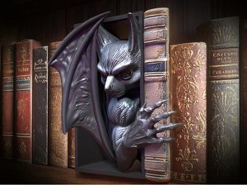 Книжкова підставка &laquo;Гаргулья-хранитель&raquo;. Aivory є на серваку фото