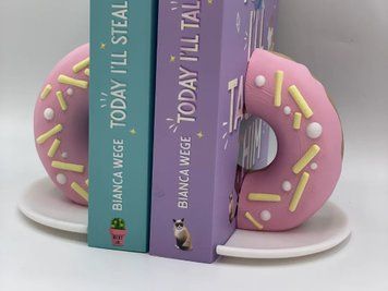 Тримачі для книг Пончики (Donuts) Рожеві. (2 шт) Aivory id_13628 фото