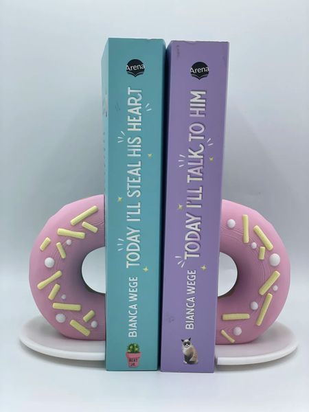 Тримачі для книг Пончики (Donuts) Рожеві. (2 шт) Aivory id_13628 фото