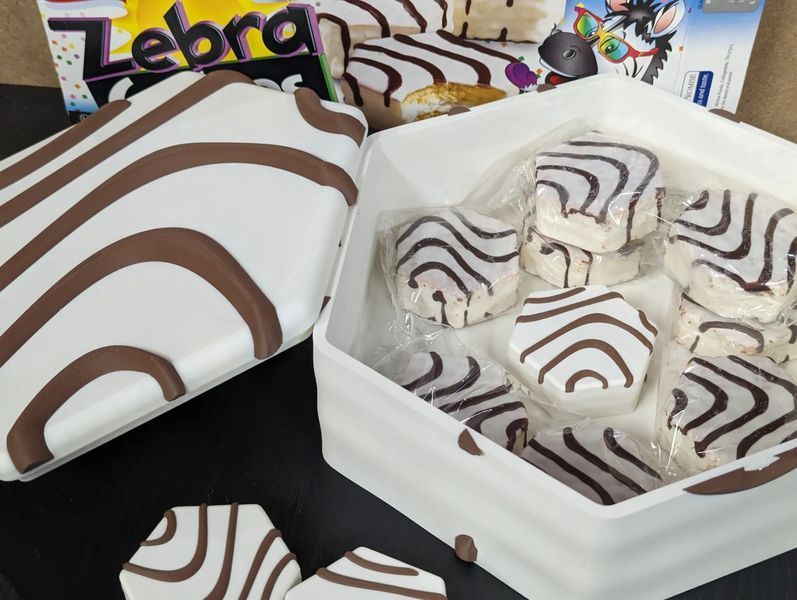 XL Zebra Cake Box &mdash; солодкий дизайн у великому форматі. Aivory id_12806 фото