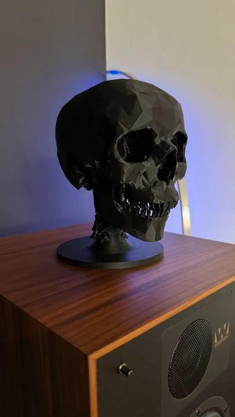 Череп "Low Poly Skull" декор для навушників. Aivory id_10628 фото