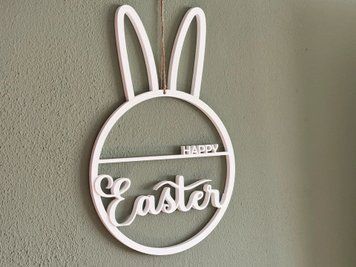 Великодній настінний декор "Happy Easter" &ndash; стильний акцент для вашого дому! id_11870 фото