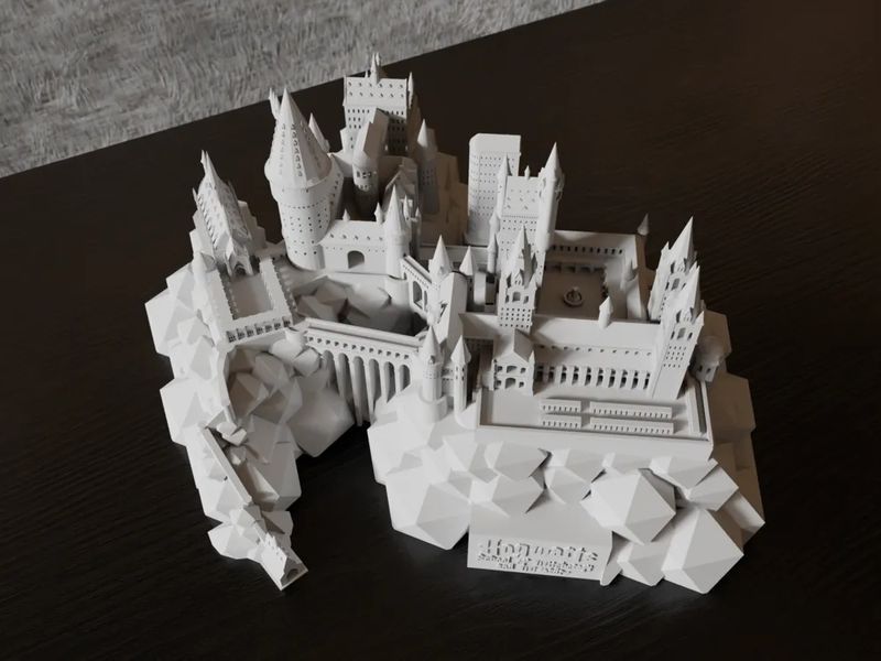 Декоративна статуетка Замок Гоґвортс Harry Potter. Aivory id_17290 фото