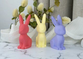 Декоративна Фігурка 'Пастельний Великодній Кролик'. Aivory id_14064 фото