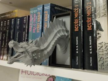 Декоративна підставка для книг "Дракон".Книжкова статуетка id_10110 фото