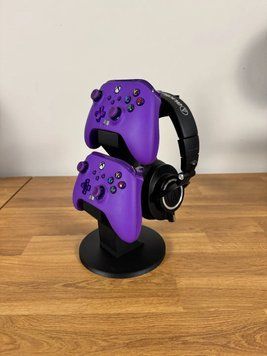 Підставка / Стенд для 2-х геймпадів Xbox та навушників. Aivory id_14602 фото