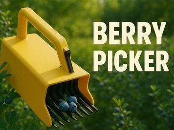 Комбайн для Збору Ягід Ручний Пластиковий Berry Picker. Aivory є на серваку фото