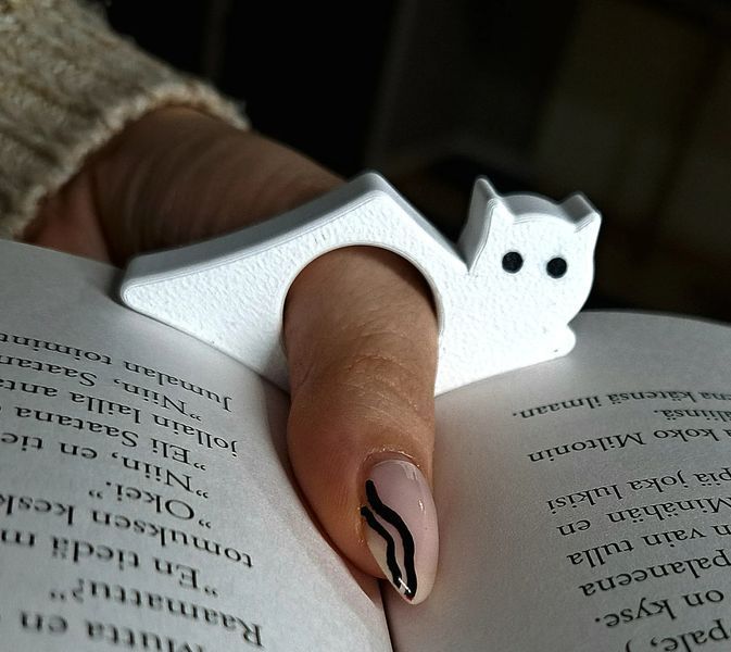 Тримач-кільце для сторінок книги Котик. Aivory вигружено на серваку фото