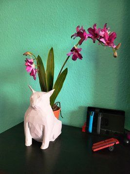 Вазон для рослин у формі геометричного кота. Aivory id_10705 фото