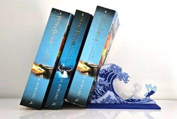 Тримач для Книг Букенд Велика Хвиля Хокусай Японське Мистецтво.Aivory id_14284 фото
