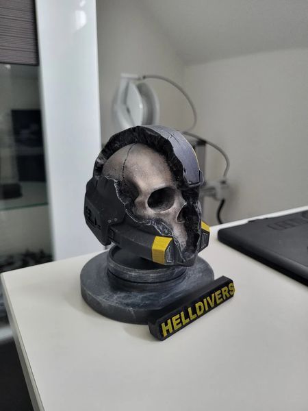 Бюст "Helldivers: Череп Солдата" id_10105 фото