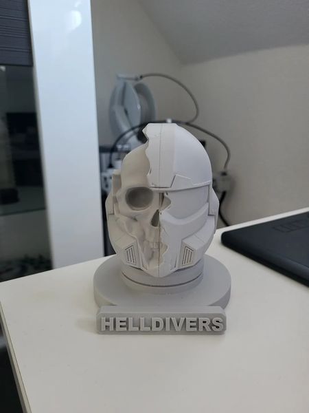 Бюст "Helldivers: Череп Солдата" id_10105 фото