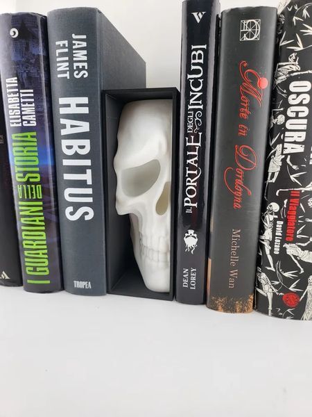 Книжковий куточок Book Nook класичний череп білий. Aivory id_17945 фото